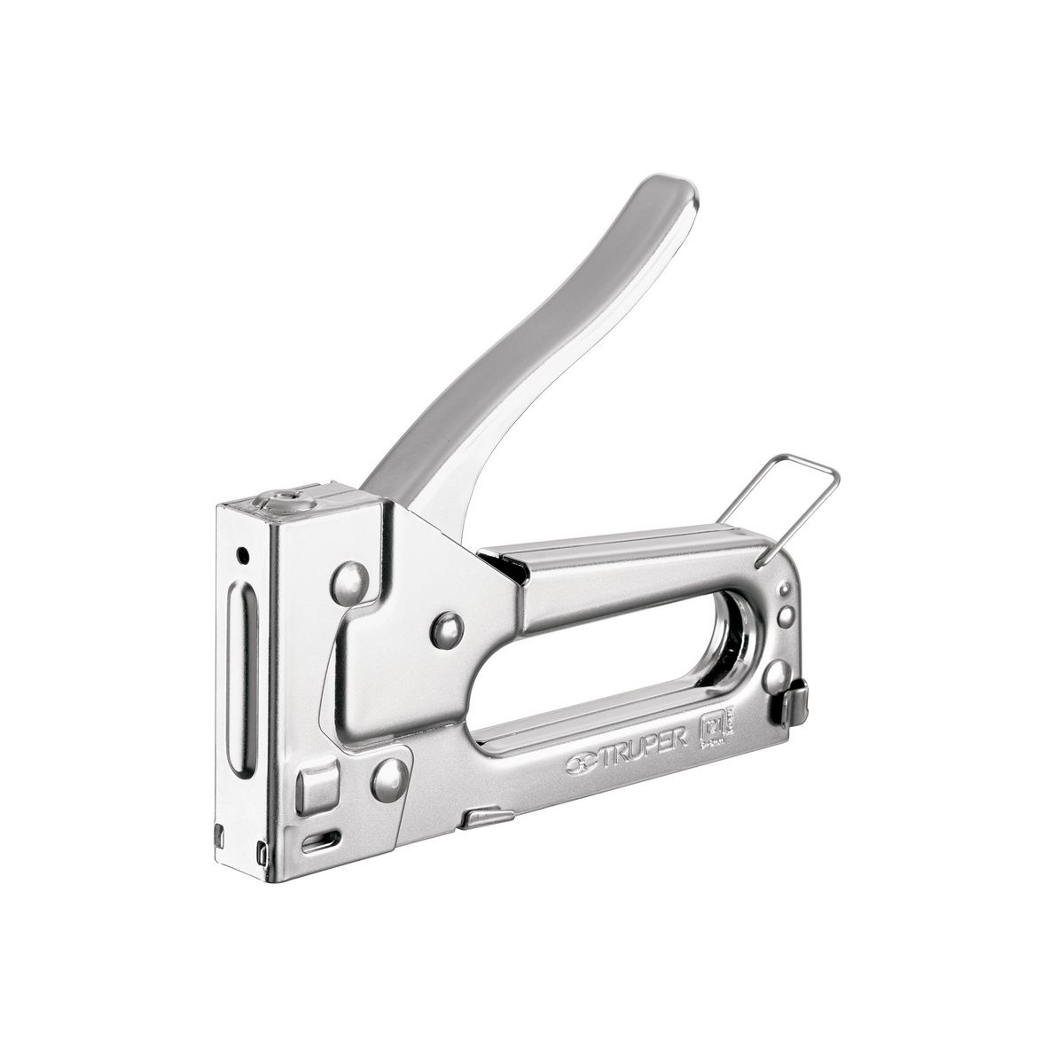 TRUPER - Engrapadora Tipo Pistola para ¼" y 5/16", con 200 Grapas