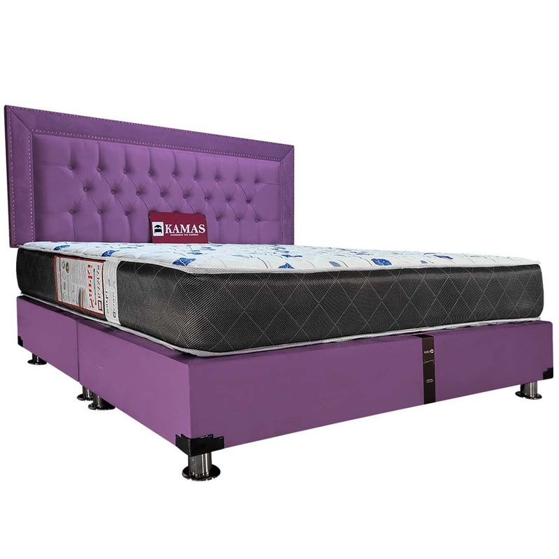KAMAS - DORMITORIO KAMAS KING SARKI + CABECERA AÉREA CON MARCO - UVA