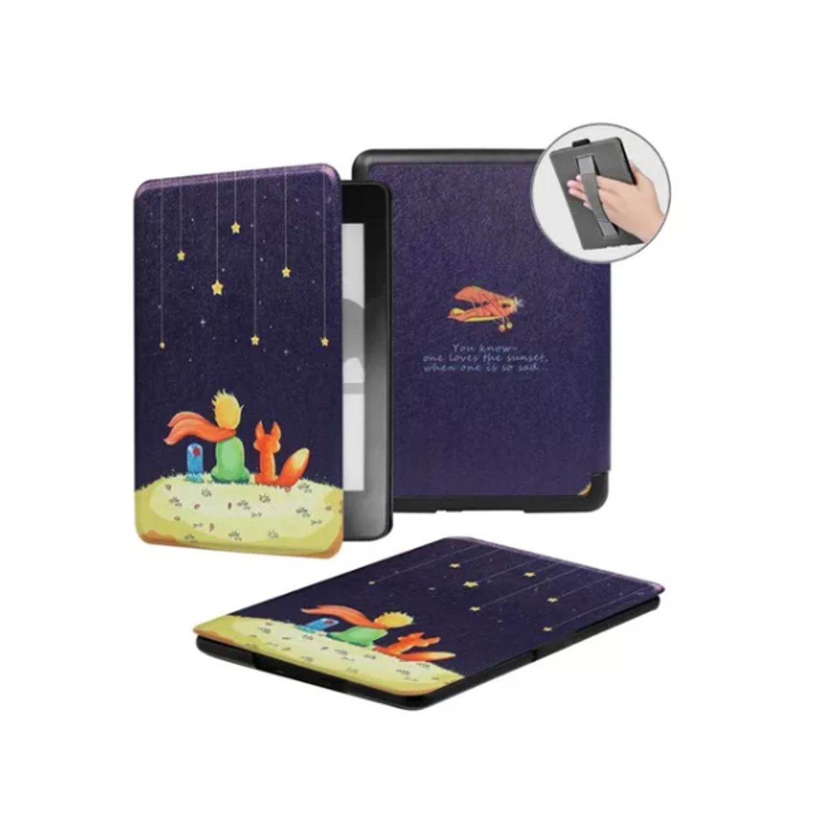 GENERICO - Case Funda para Kindle Paperwhite 12° 2024 C/sujetador Principito