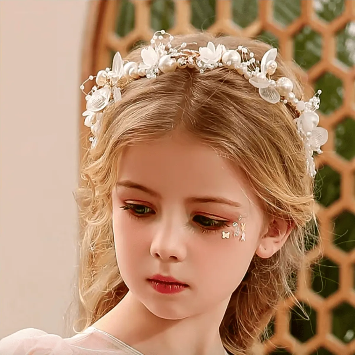 GENERICO - TIARA PARA NIÑA  DE BAUTIZO