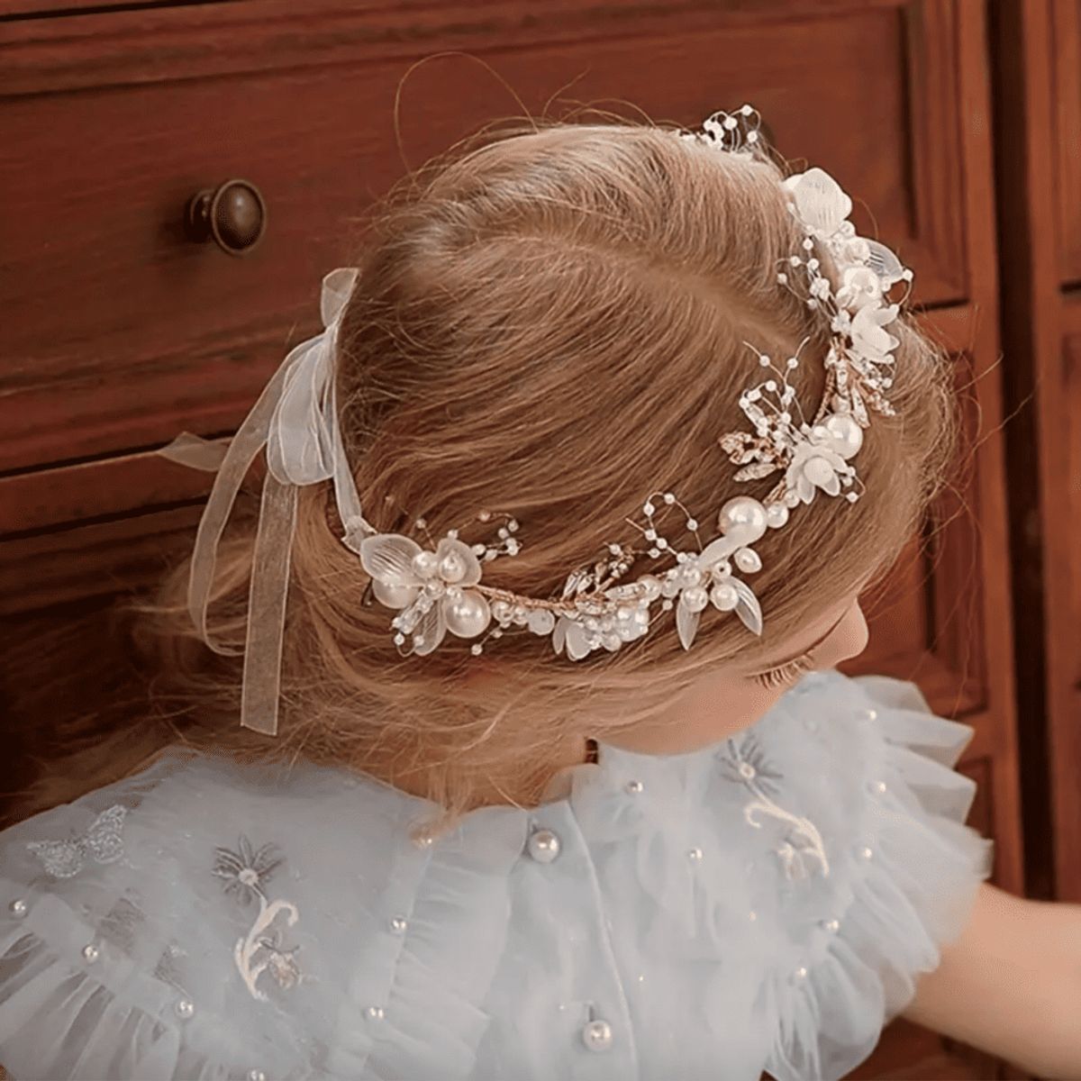 GENERICO - TIARA PARA NIÑA  DE BAUTIZO