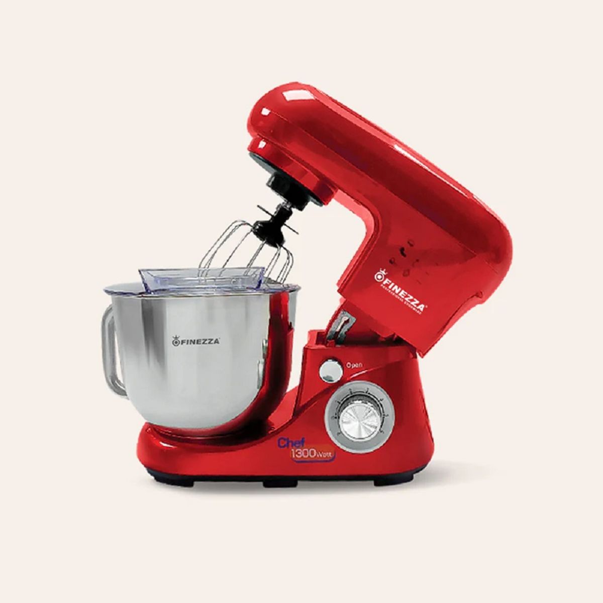 FINEZZA - Batidora Eléctrica FINEZZA 4 L FZ-6822B ROJO