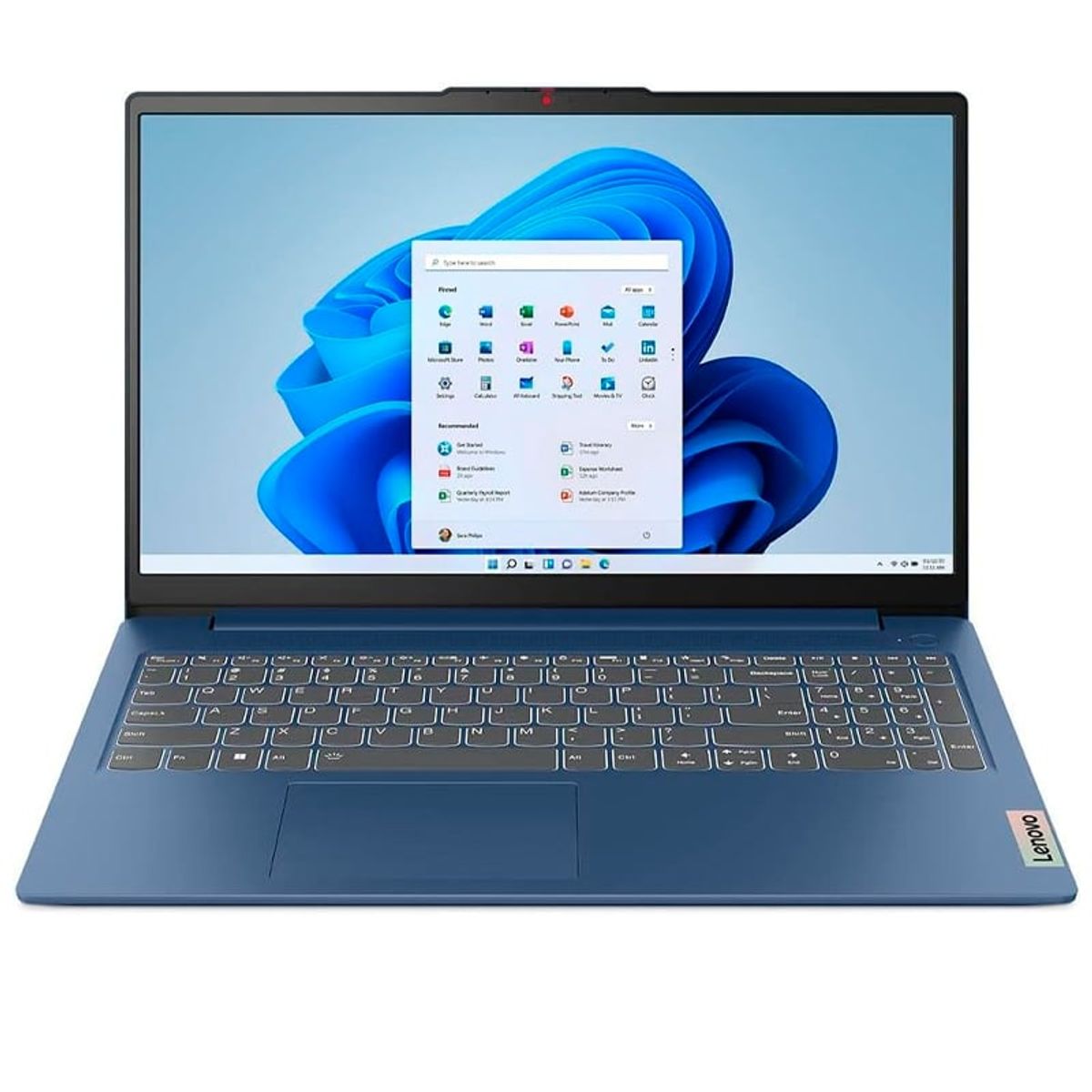 LENOVO - Notebook Lenovo IdeaPad Slim 3 15.6" FHD TN Core i5-12450H 2.0/4.4GHz 8GB LPDDR5-4800