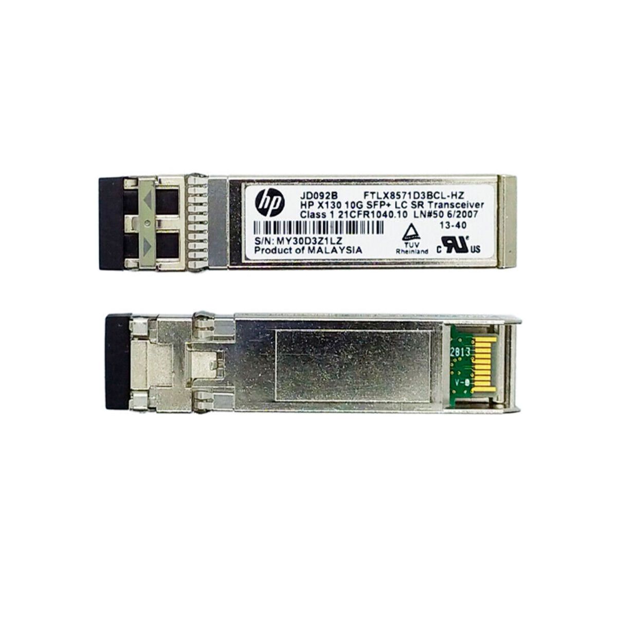 HP - TRANSCEPTOR HPE X130 10G SFP+LC SR MULTIMODO GRIS PN  JD092B