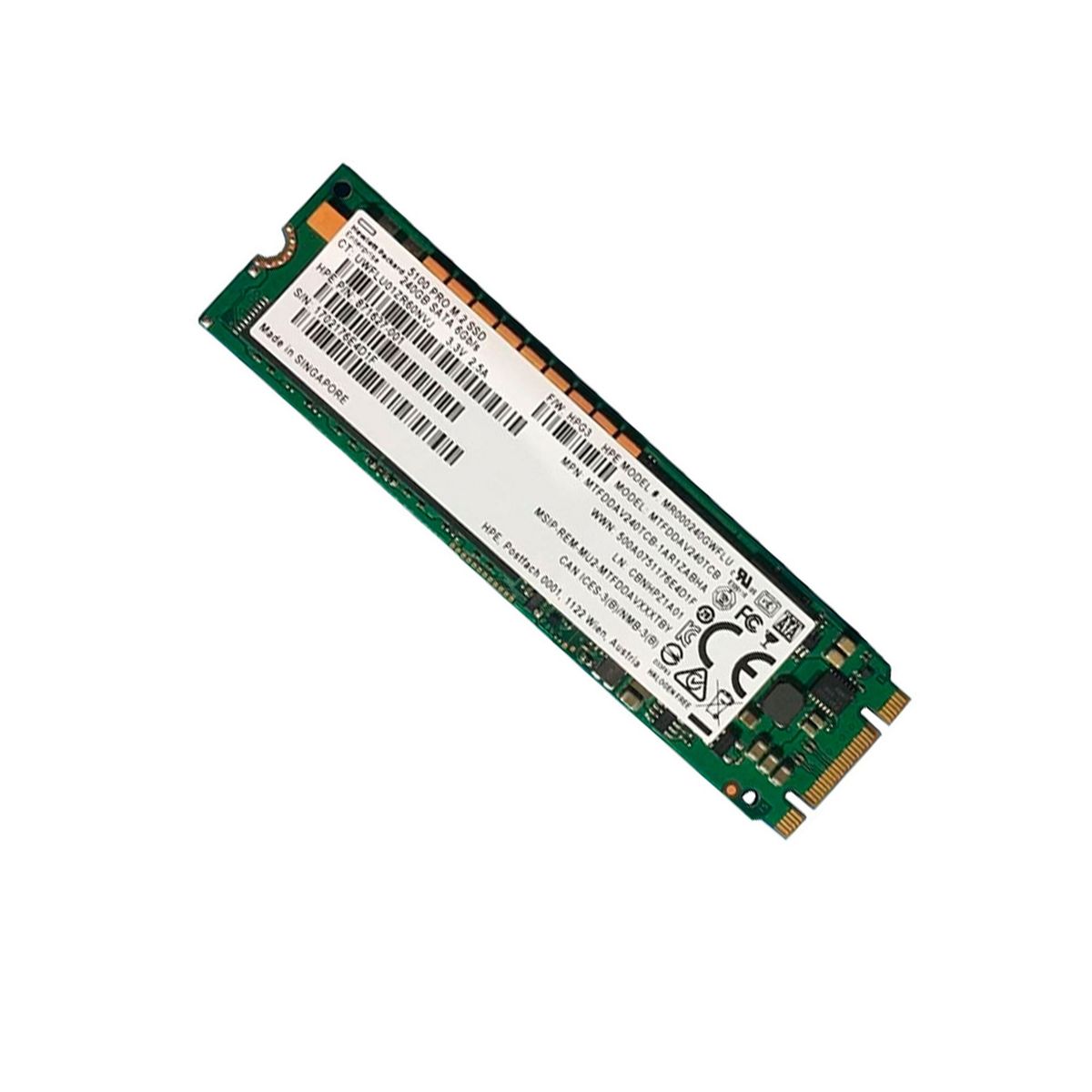 HP - UNIDAD SSD HPE 240GB EN SATA M2 PN 875488-B21 875850-001 871627-001