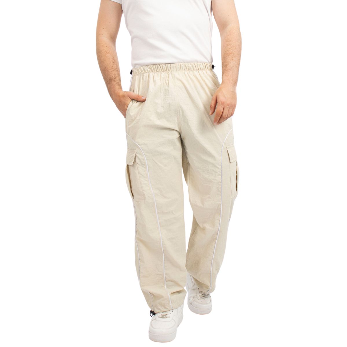 ENKI - Pantalón Cargo Urbano ENKI - Tela Mojada Premium