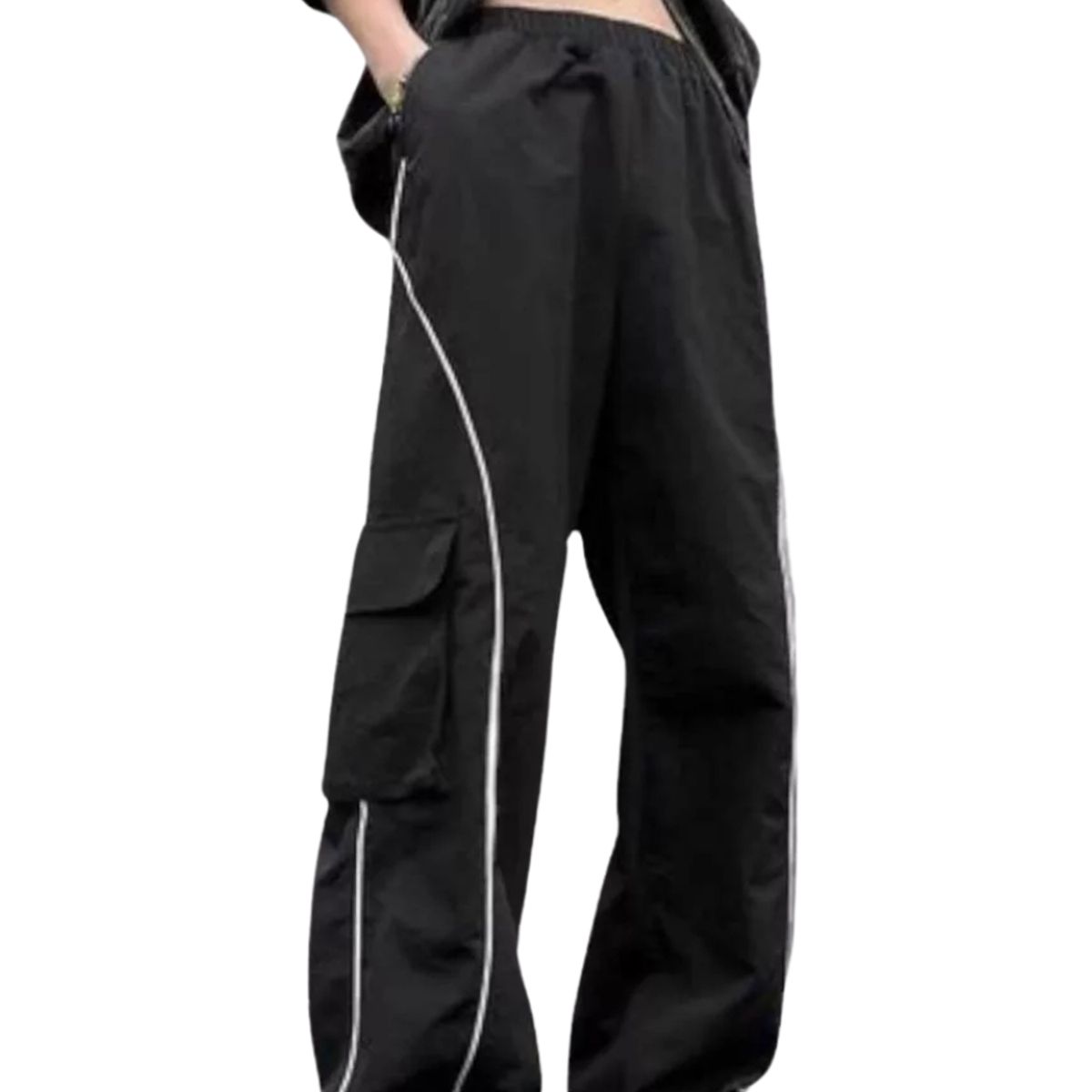 ENKI - Pantalón Cargo Urbano ENKI - Tela Mojada Premium