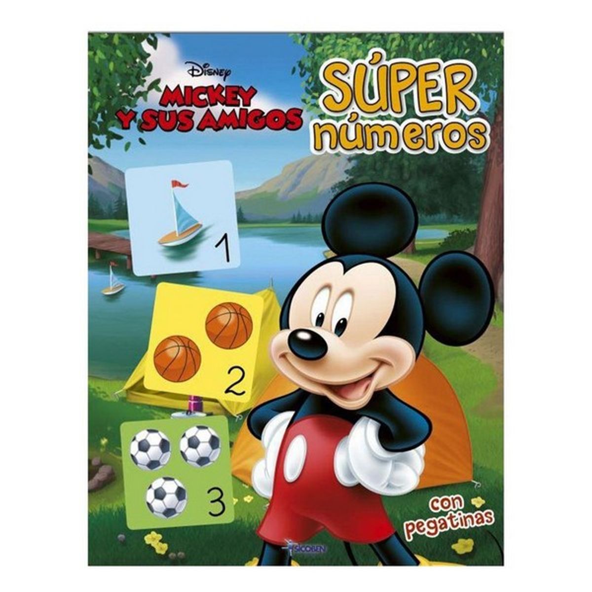 DISNEY - Libro infantil SUPER NUMEROS MICKEY Y SUS AMIGOS