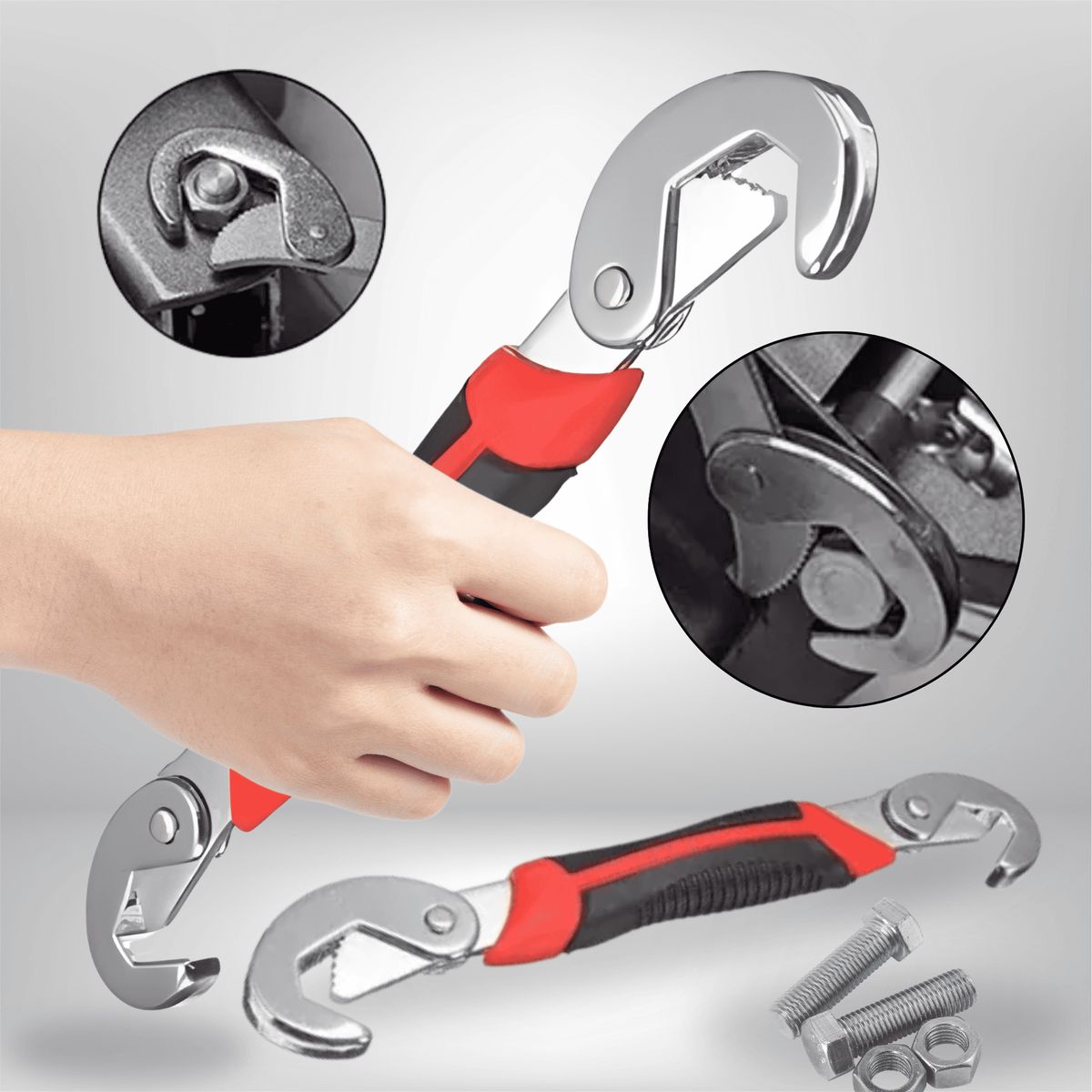 ROSH - Set de 2 Llaves Francesas – Calidad Top para Profesionales en Perú