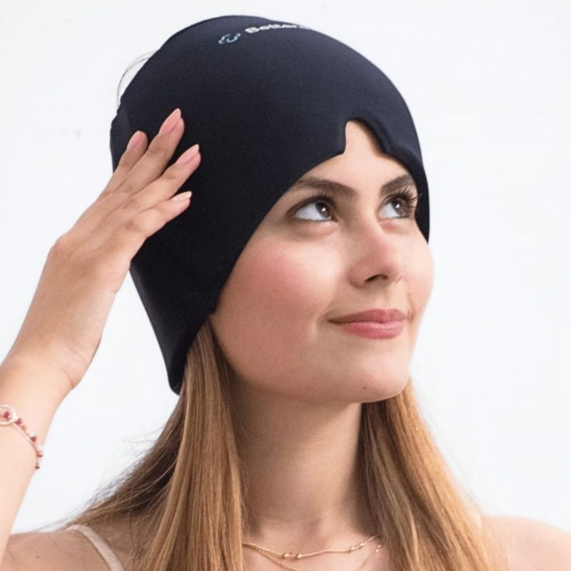 CUENTA OVEJAS - Gorro Terapéutico para Alivio de Migrañas Dolores de Cabeza y Estrés