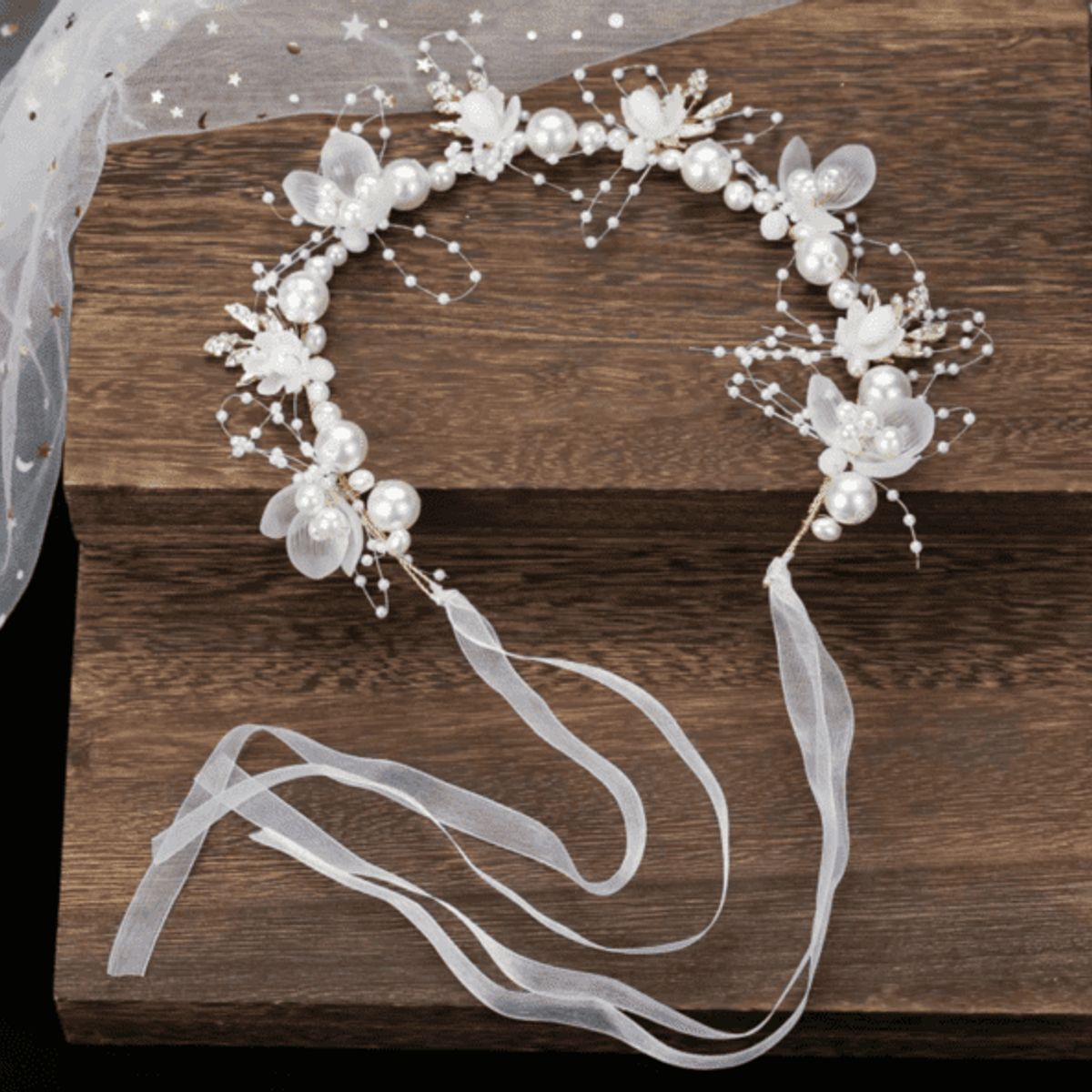 GENERICO - CORONA  PARA NIÑA  DE BAUTIZO Y PRIMERA COMUNION