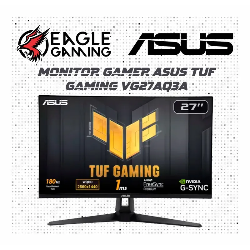 ASUS - Monitor Gamer ASUS TUF Gaming VG27AQ3A - 27 PULGADAS