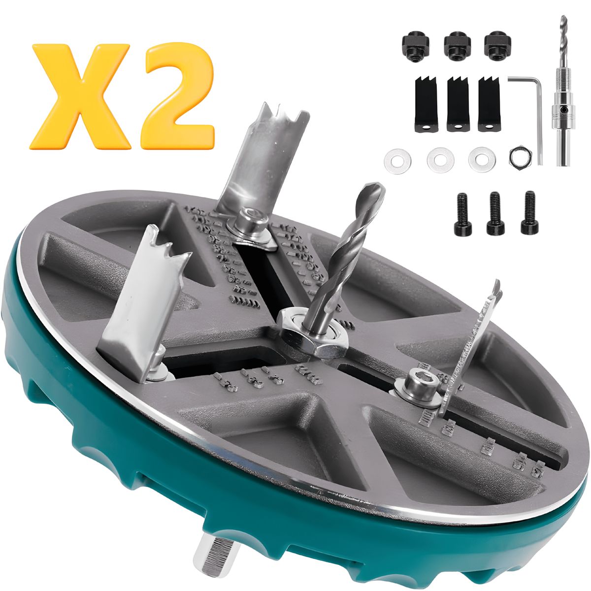 ROSH - Pack de 2 Sierras de Perforado – Herramienta Infaltable