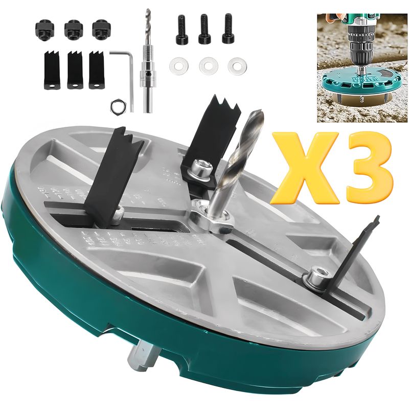 ROSH - Pack x3 Adaptadores de Sierra  Precisión y Potencia al Máximo