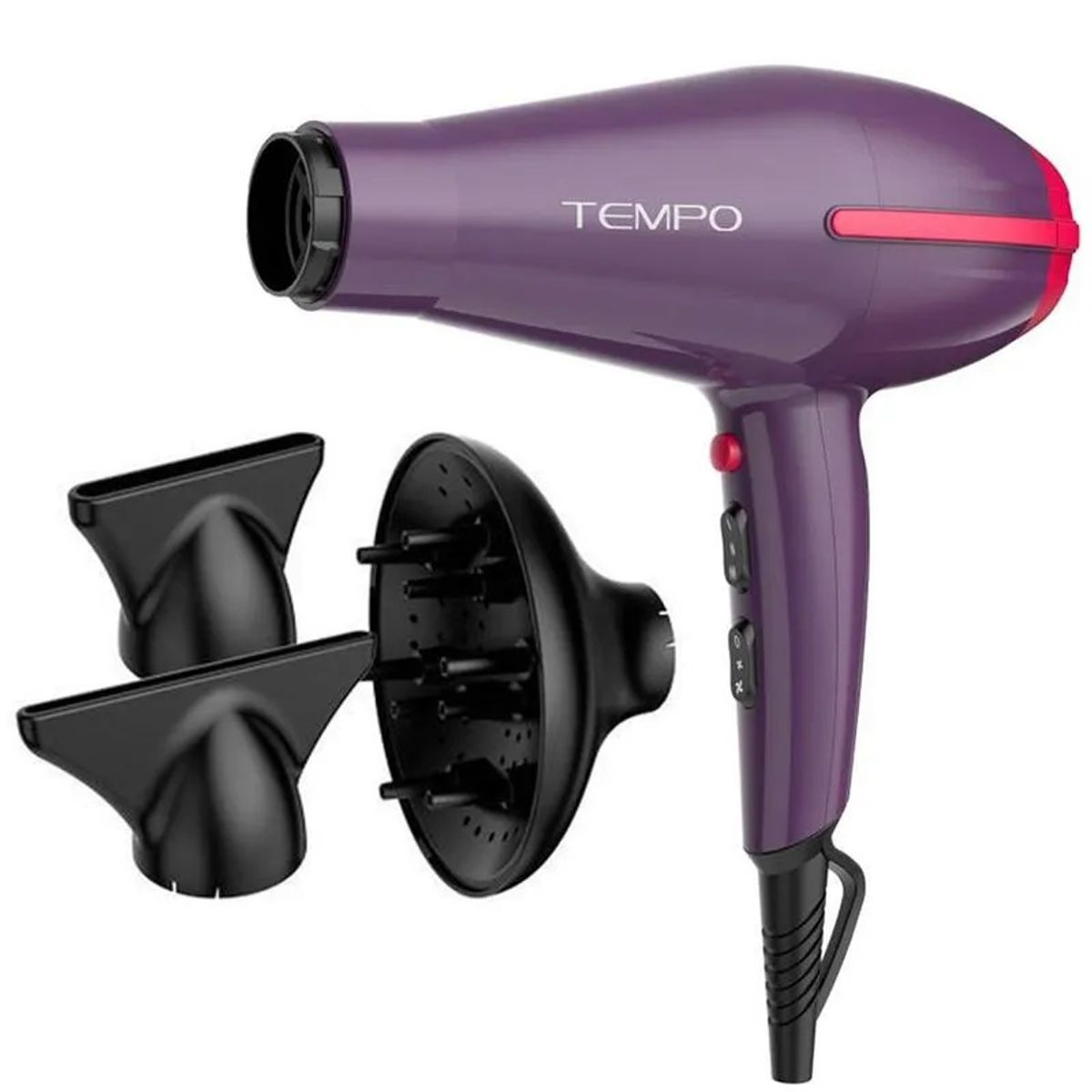 GAMA - Secadora Gama Tempo Ceramic  motor AC 2 con botón aire frio 2 boquillas y difusor