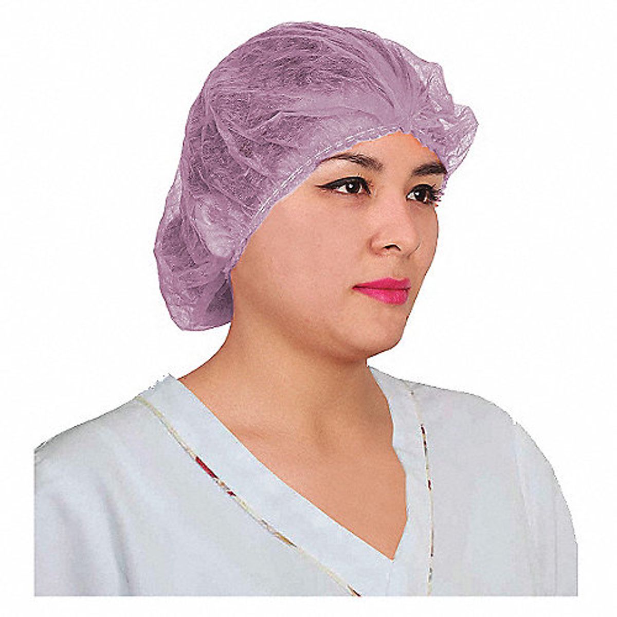 GENERICO - Tocas COFIA Cubre Cabeza LILA-MORADO - PQTE x 100 unidades