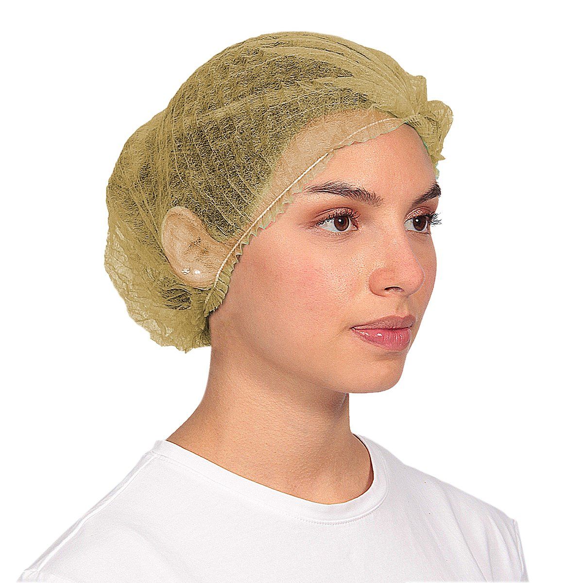 GENERICO - Tocas COFIA Cubre Cabeza AMARILLO - PQTE x 100 unidades