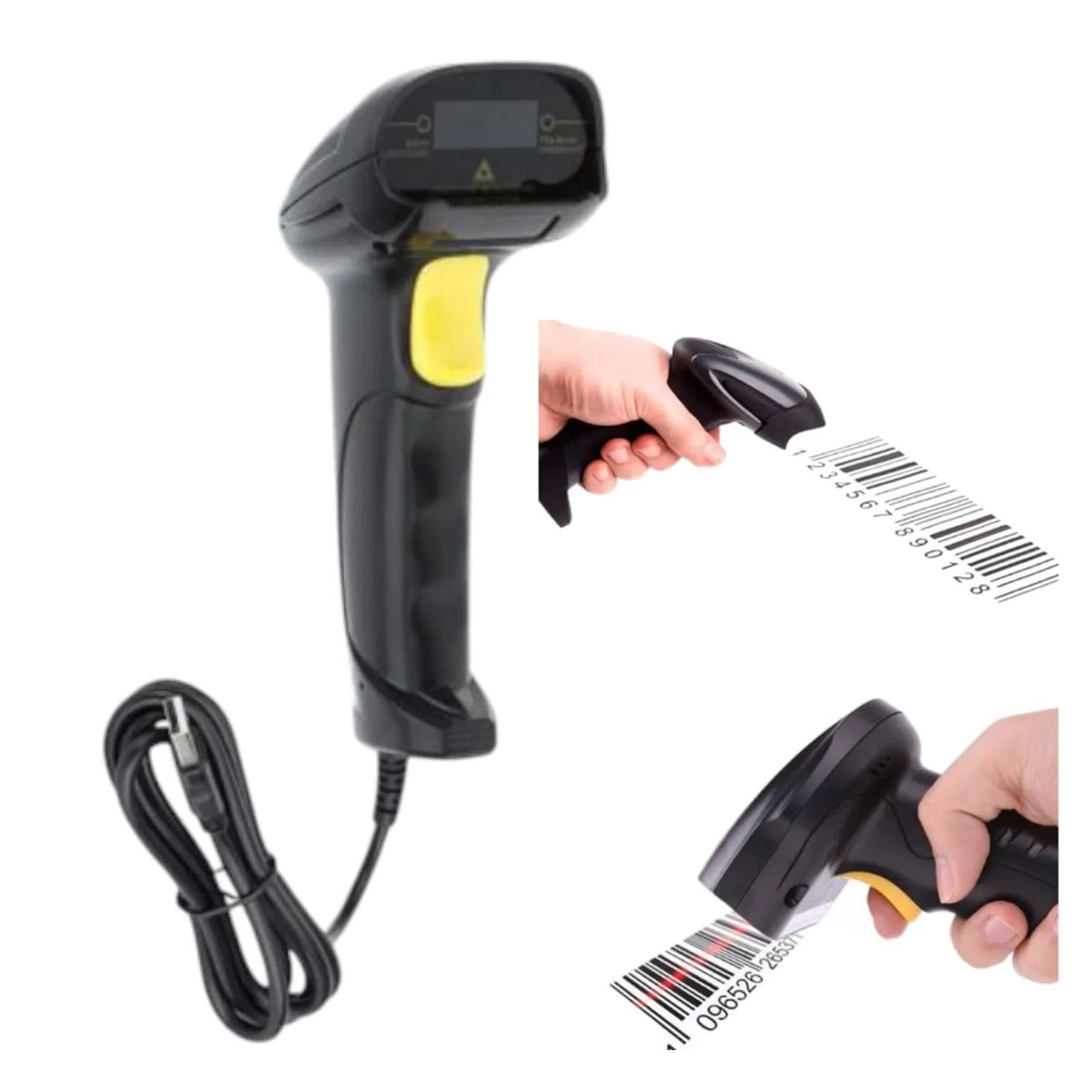 SEISA - Pistola Lector Codigo de Barras Seisa Escáner con Cable