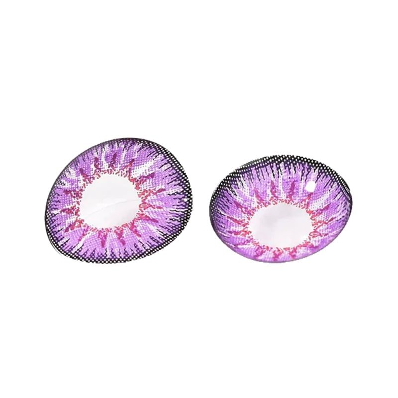 GENERICO - Lentes de contacto violeta + estuche