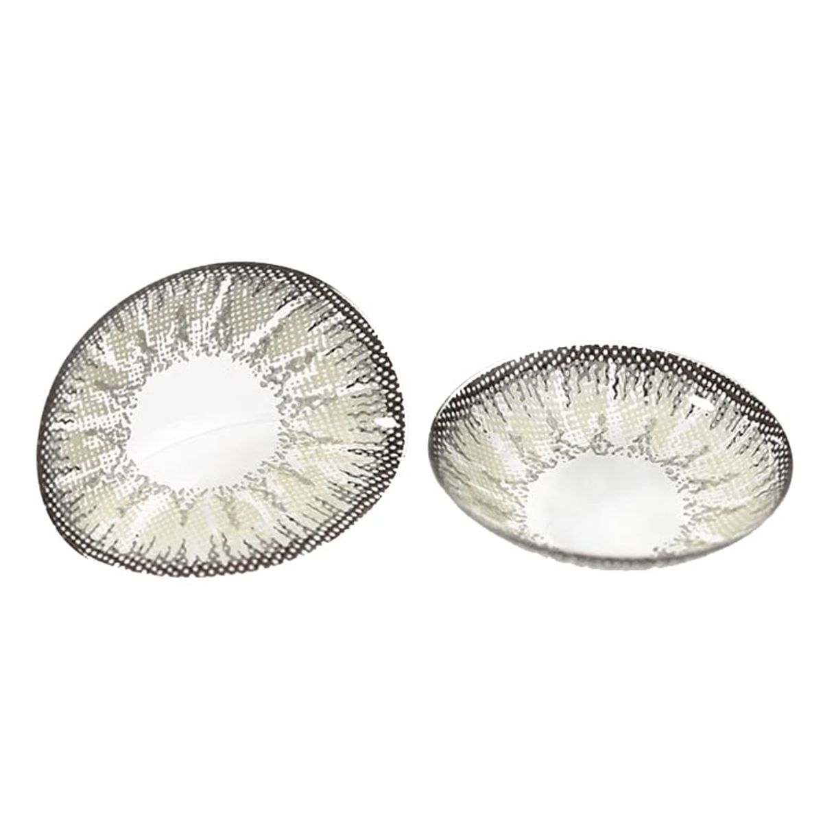 GENERICO - Lentes de contacto grises + estuche