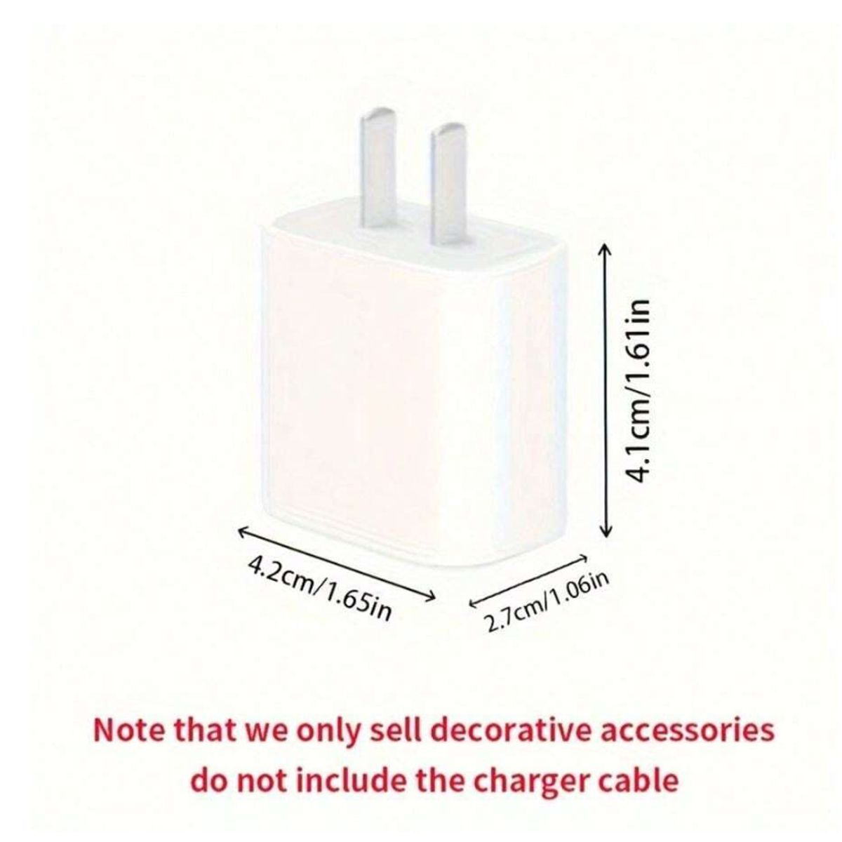 GENERICO - CASE PROTECTOR DE CORAZON MORADO PARA CARGADOR DE IPHONE