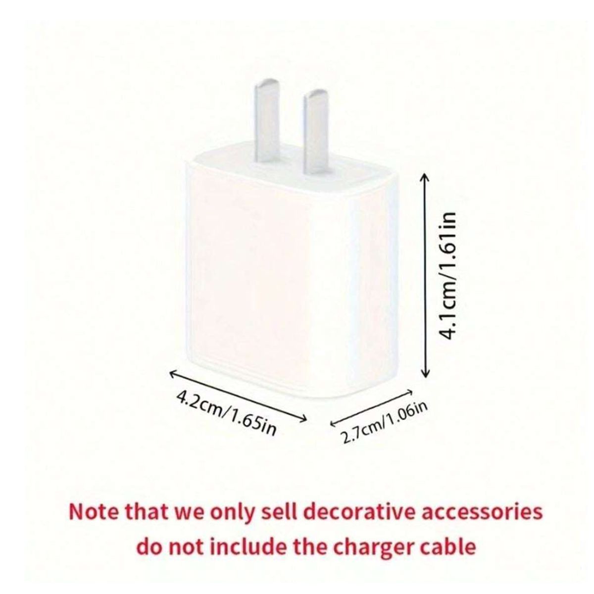 GENERICO - CASE PROTECTOR DE CORAZON MORADO PARA CARGADOR DE IPHONE