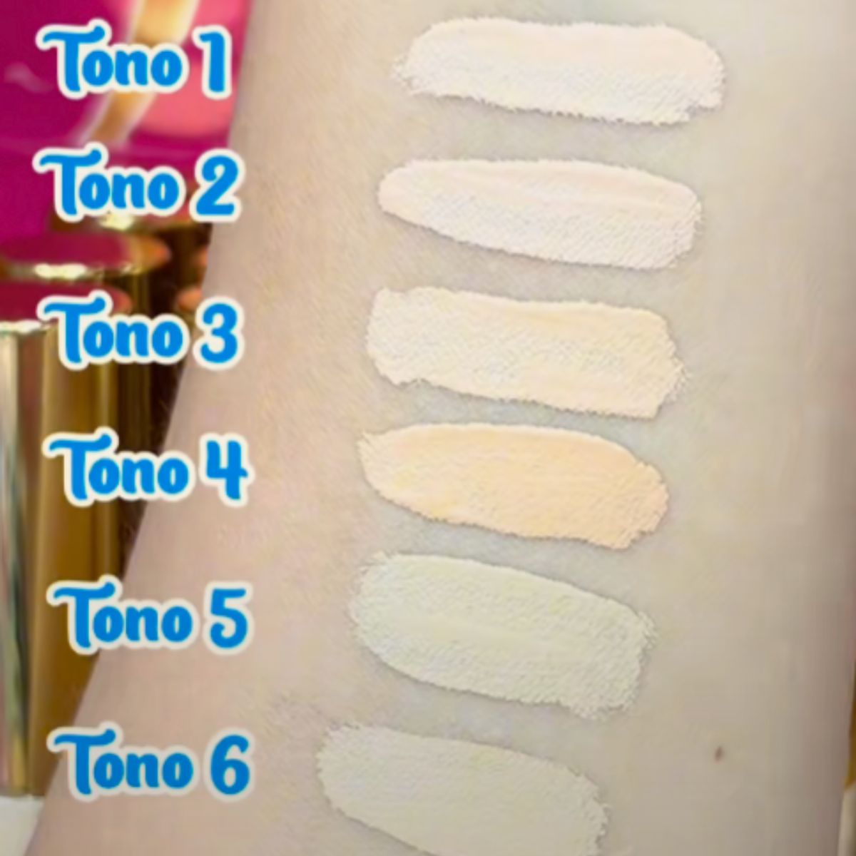 GENERICO - Corrector Golden Jarusa 6 tonos