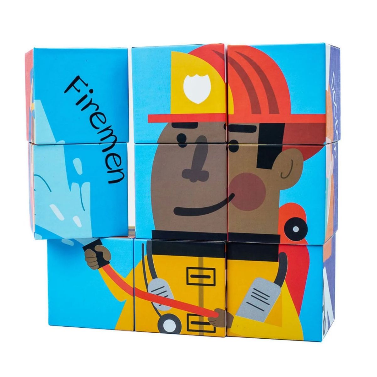 GENERICO - ROMPECABEZA EN FORMA DE CUBO GIGANTE DE 9 PCS