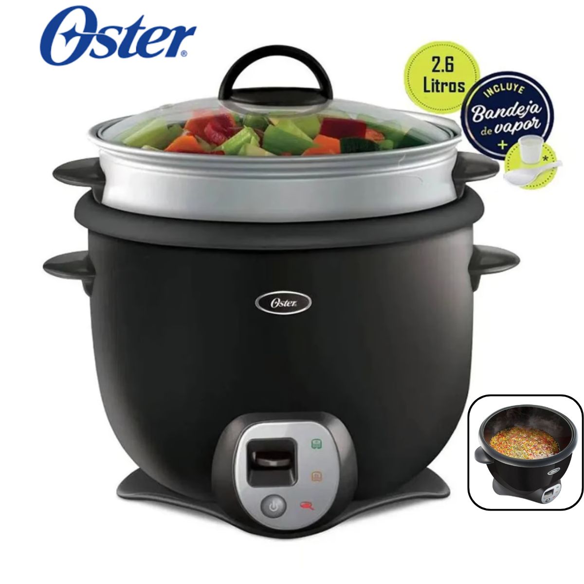 OSTER - Arrocera Oster Multiusos 2.6 Lts con Función Sofrito CKSTRC6033