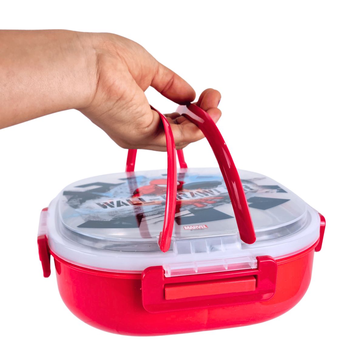 DISNEY - Taper Térmico Infantil SPIDERMAN Acero Inoxidable Divisiones