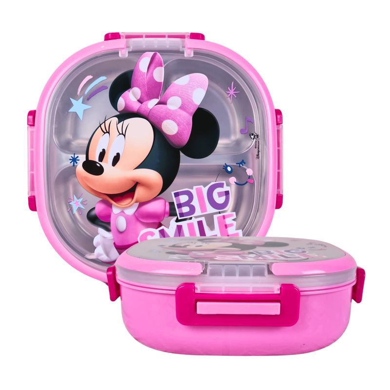 DISNEY - Taper Térmico Infantil MINNIE Acero Inoxidable Divisiones