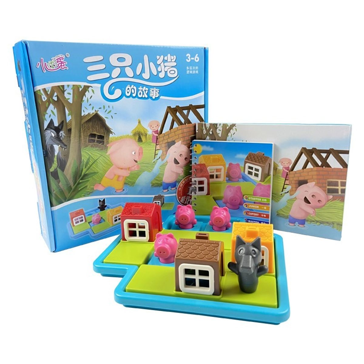 GENERICO - LOS TRES CHANCHITOS Y EL LOBO FEROZ JUEGO DE MESA