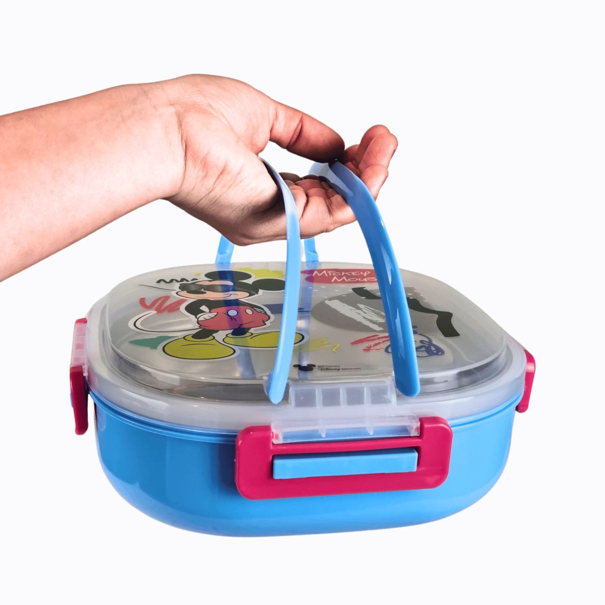 DISNEY - Taper Térmico Infantil MICKEY Acero Inoxidable Divisiones