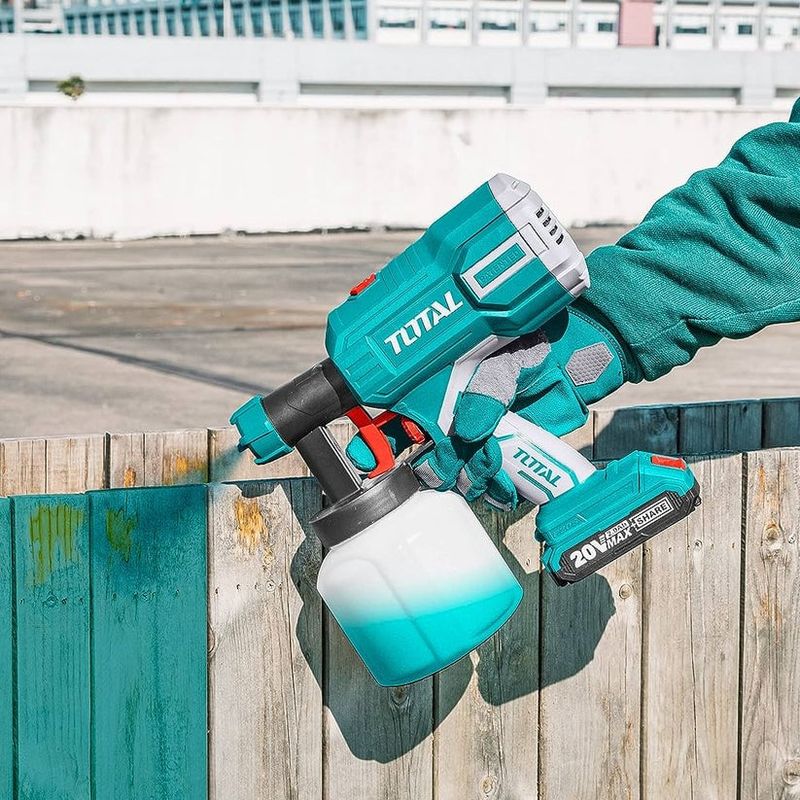 TOTAL TOOLS - pistola de pintura inalámbrico