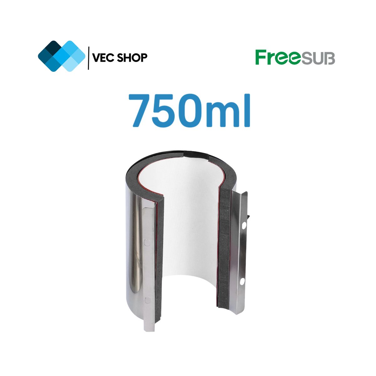 GENERICO - Resistencia de Tomatodo 750ml para Máquina de Sublimación Sublimadora