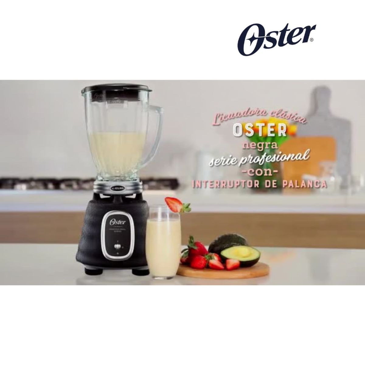 OSTER - Licuadora Oster Pro Clásica Negra Serie Profesional BLSTBPST Oster