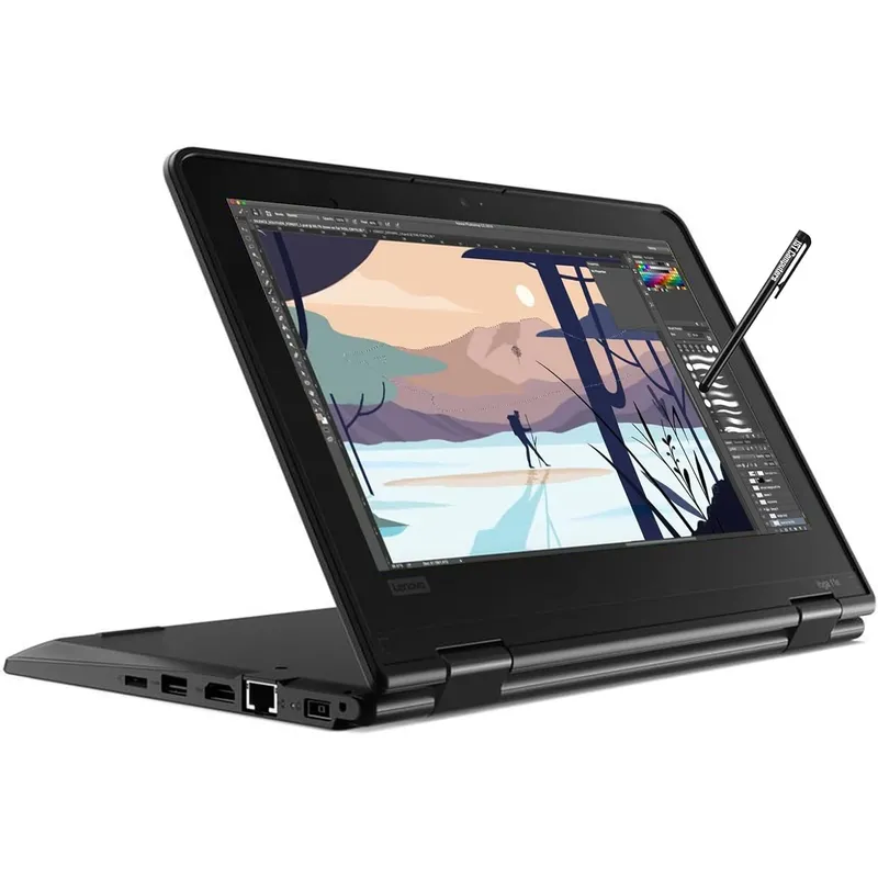 LENOVO - Laptop Lenovo 500w Yoga 122 2-in-1 Intel N100 Proc 8gb Ram 128gb Ssd W11 Pro gen4
