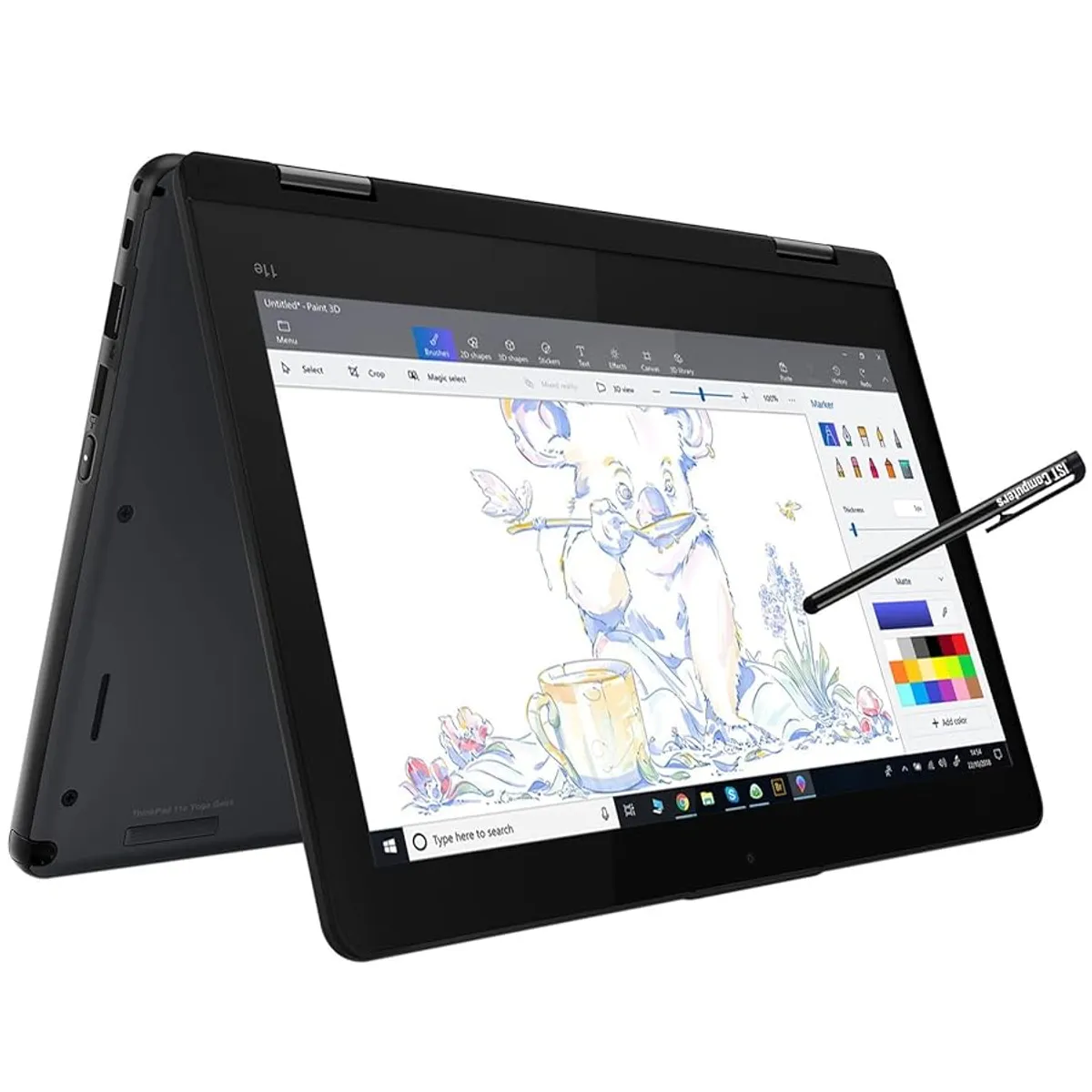 LENOVO - Laptop Lenovo 500w Yoga 122 2-in-1 Intel N100 Proc 8gb Ram 128gb Ssd W11 Pro gen4