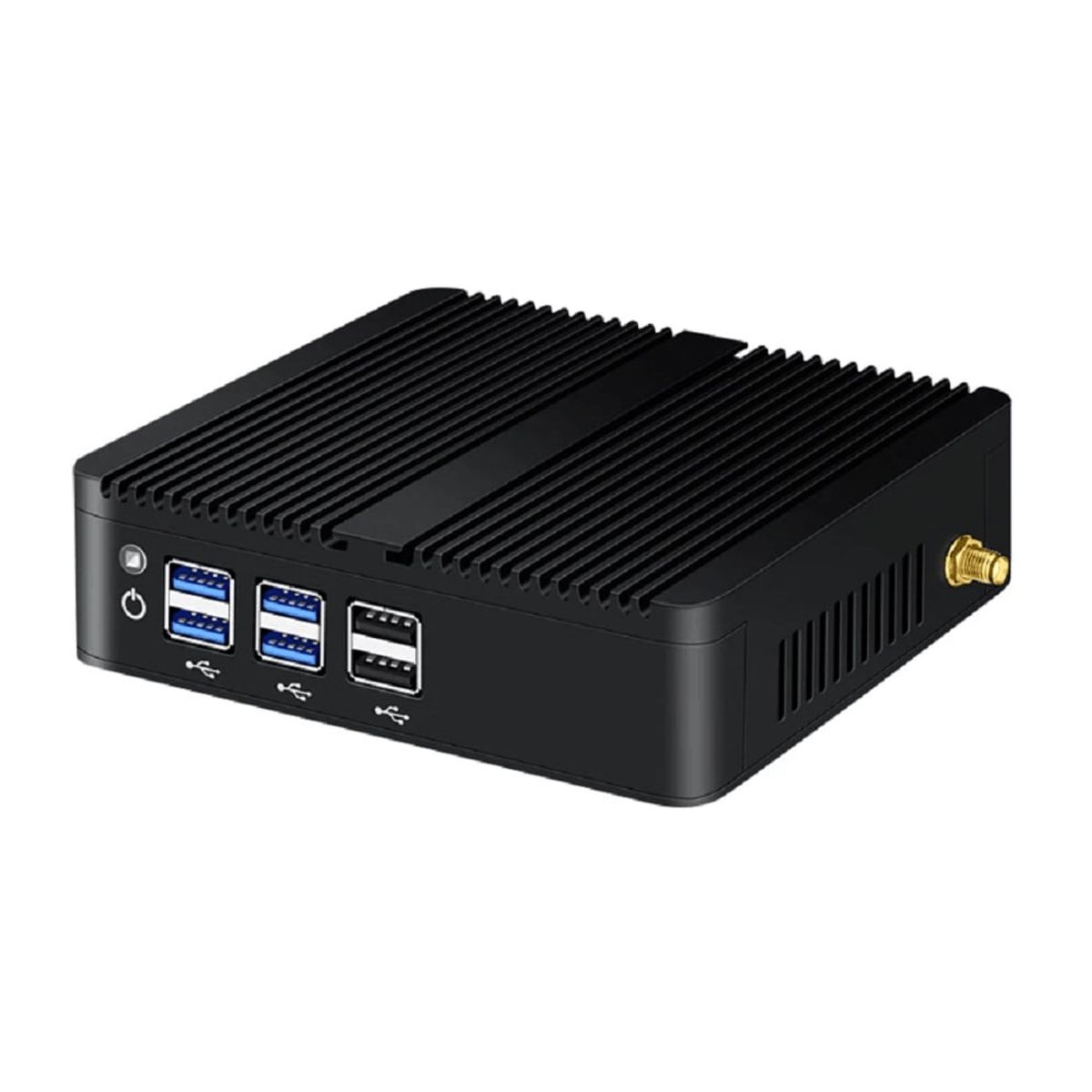 GENERICO - Mini PC Bebepc Fanless Compute Intel Celeron 512GB SSD 8GB Negro