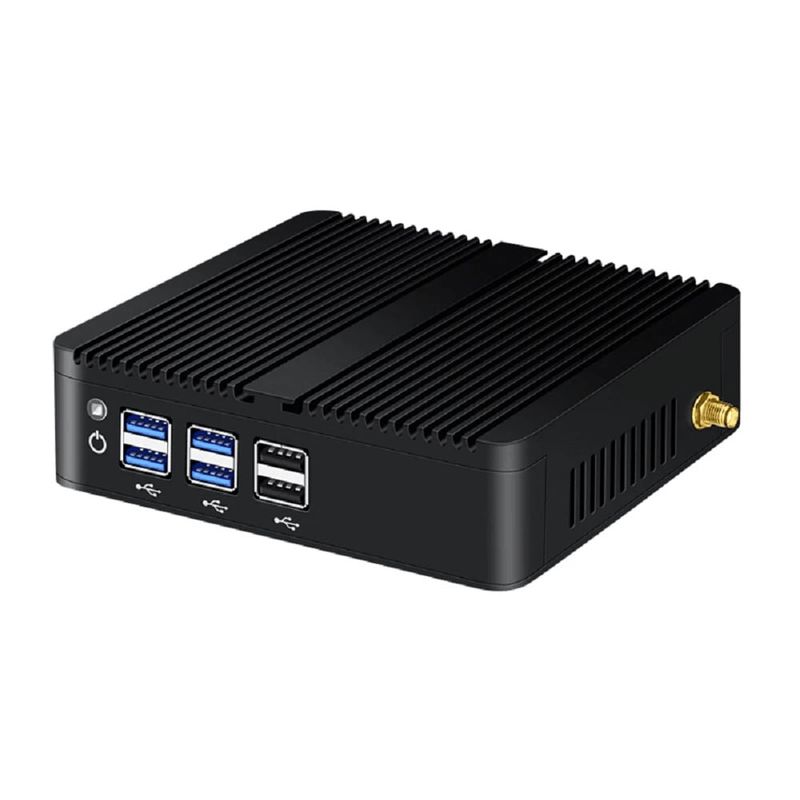 GENERICO - Mini PC Bebepc Fanless Compute Intel Celeron 512GB SSD 8GB Negro