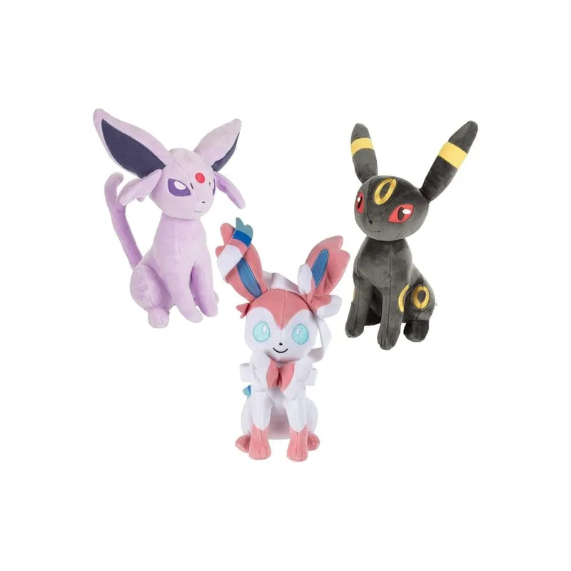 POKEMON - Pokemon Peluche Set Sylveon Espeon Umbreon 28 cm