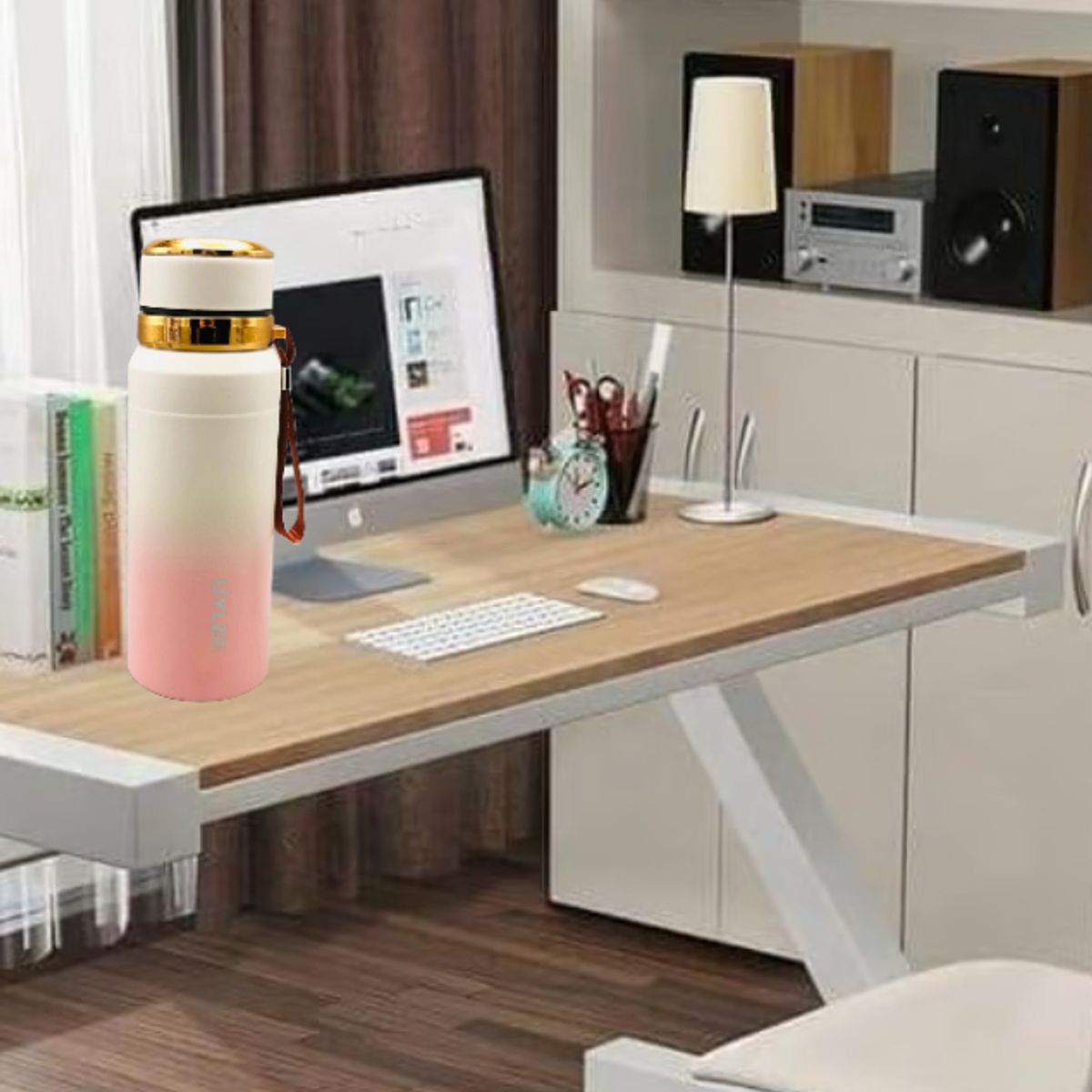 GENERICO - BOTELLA TOMATODO TÉRMICO ACERO INOX 316 TERMO PREMIUM 1L