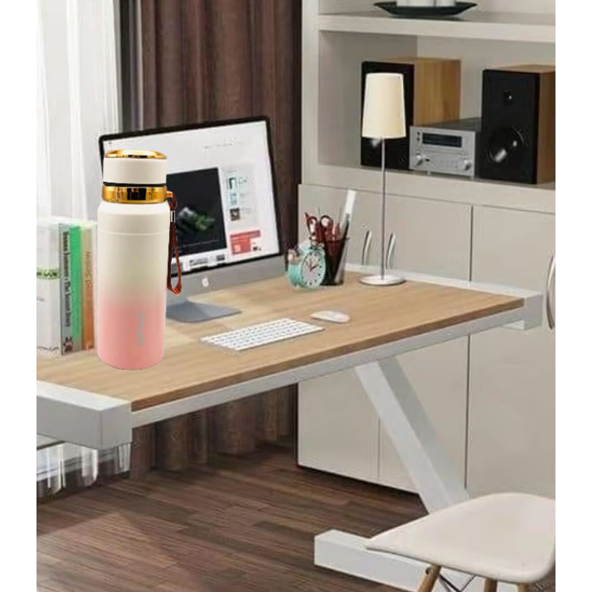 GENERICO - BOTELLA TOMATODO TÉRMICO ACERO INOX 316 TERMO PREMIUM 1L