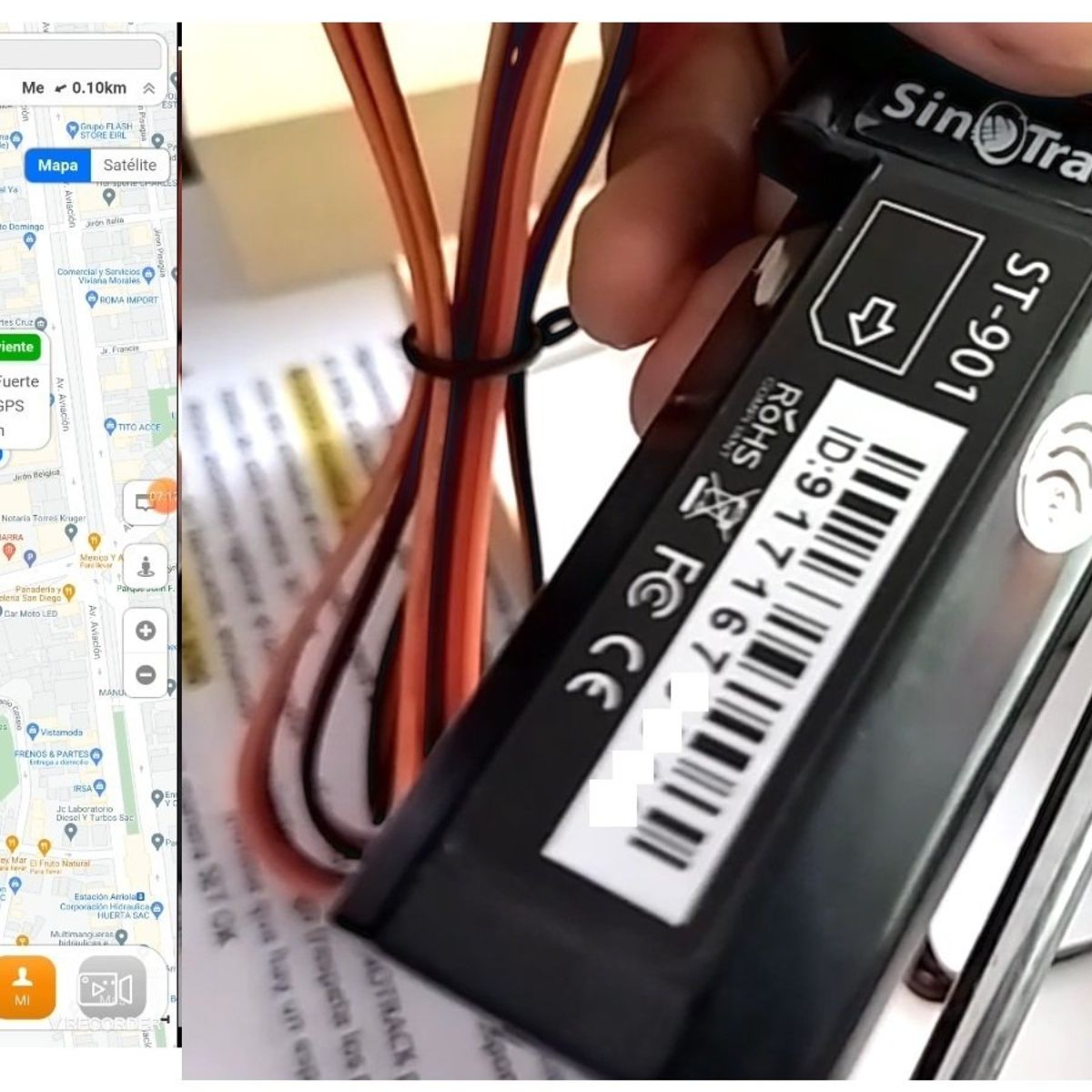 OEM - Gps Localizador Para Auto Moto - Con App Sin Mensualidad