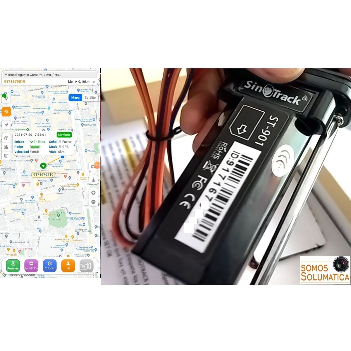 OEM - Gps Localizador Para Auto Moto - Con App Sin Mensualidad