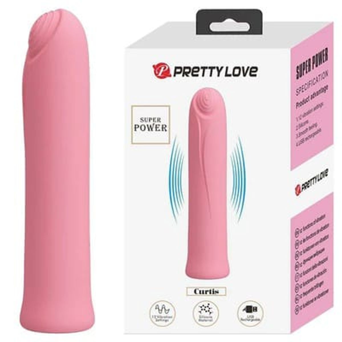 PRETTY LOVE - VIBRADOR DE DEDO CURTIS PURPLE
