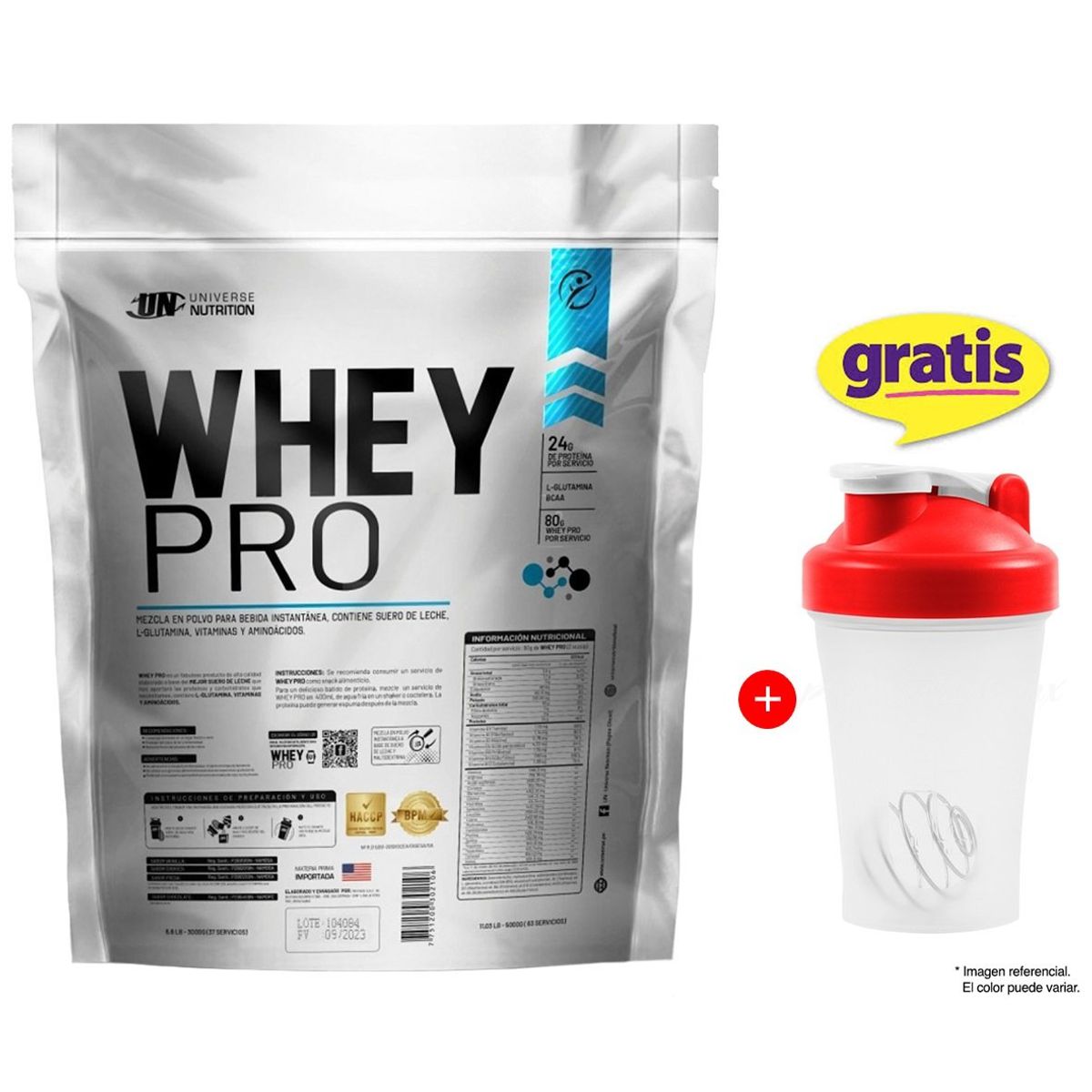 UNIVERSE NUTRITION - SUERO DE LECHE WHEY PRO 3KG PROTEÍNA UN CHOCOLATE