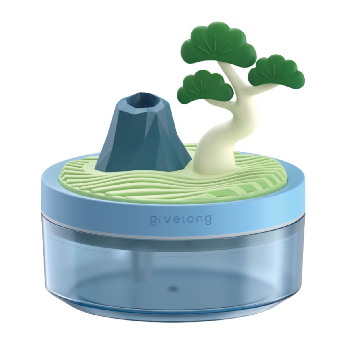 GENERICO - Humidificador Paisaje Difusor de Aromas - Azul