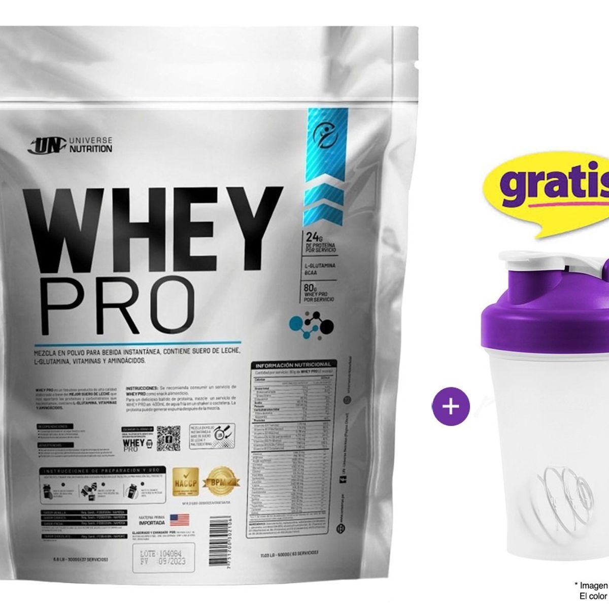 UNIVERSE NUTRITION - Proteína Universe Nutrition Whey Pro 5 Kg Vainilla