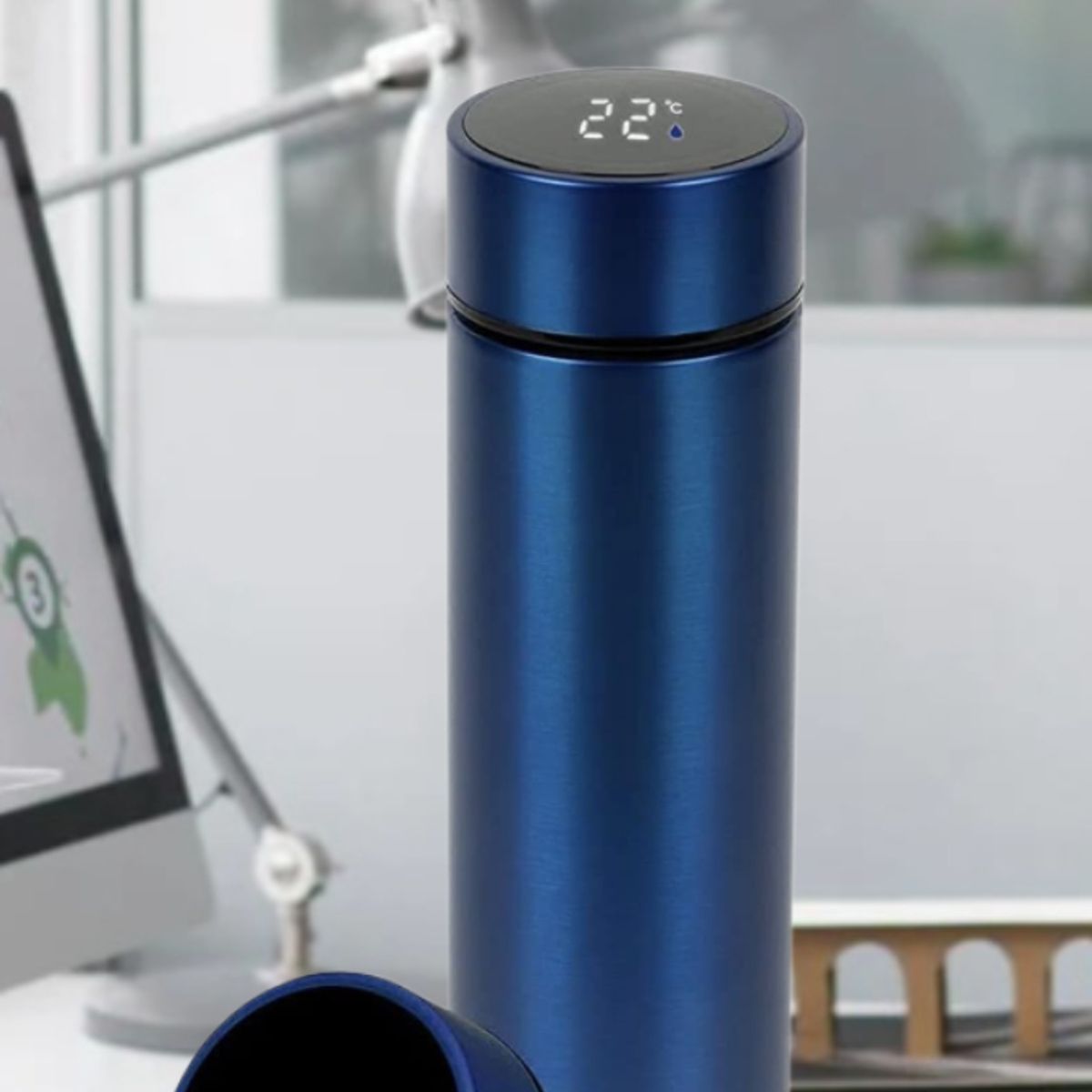 GENERICO - TERMO DIGITAL TOMATODO SMART BOTELLA ACERO INOXIDABLE CON FILTRO